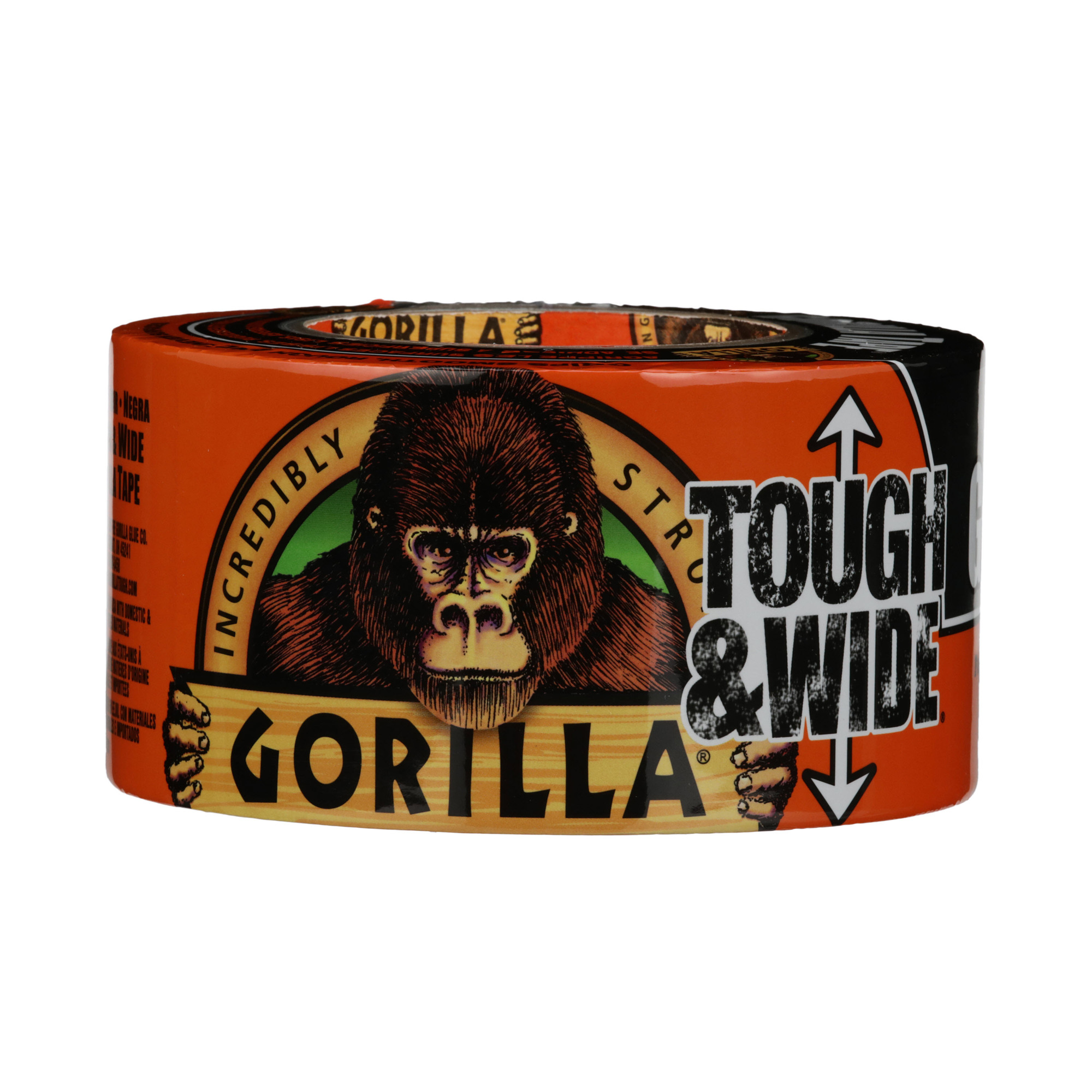 Gorilla, Black Tape Tough Wide 25yd, Model# 106425